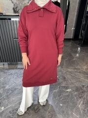 İKİ İP PAMUKLU YAKALI SWEATSHİRT