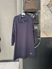 İKİ İP PAMUKLU YAKALI SWEATSHİRT