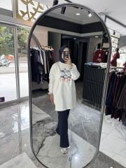 BALIK DESEN SWEATSHİRT