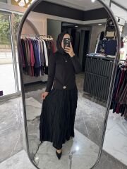 ETEK ÜSTÜ GOLD DÜĞMELİ ZARİF TUNİK