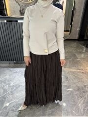 ETEK ÜSTÜ GOLD DÜĞMELİ ZARİF TUNİK