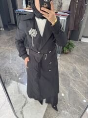 OTTO TAŞ AKSESUARLI KLASİK TRENÇ