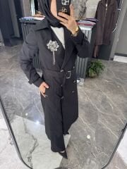 OTTO TAŞ AKSESUARLI KLASİK TRENÇ