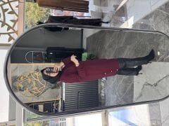 Eteği Düğmeli İpek Penye Tunik