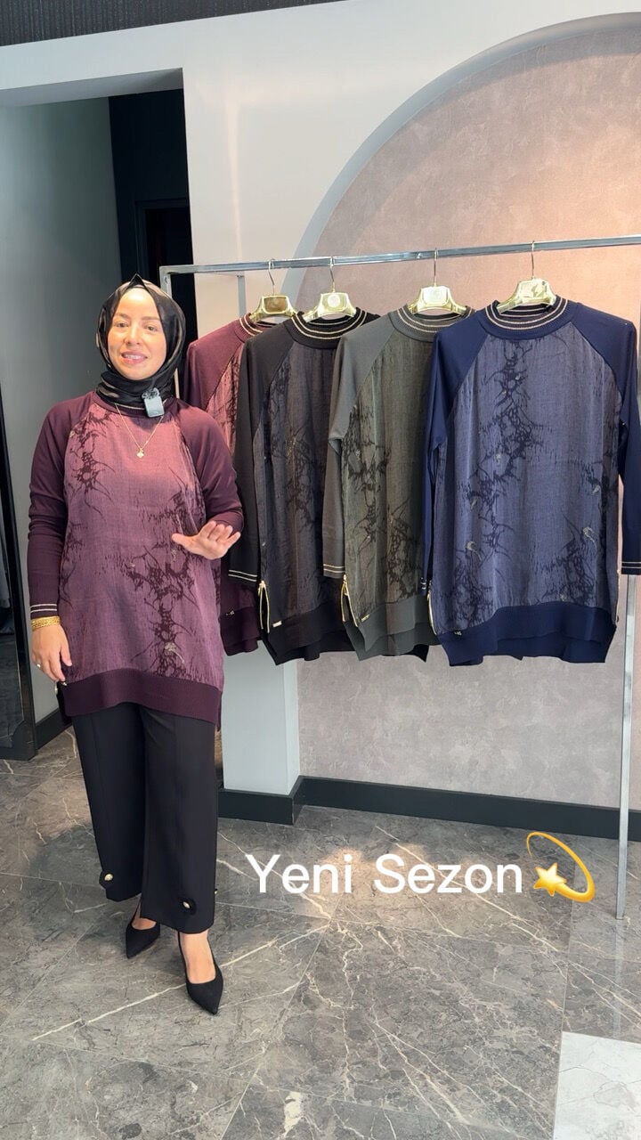 İpek Kupra merserize tunik