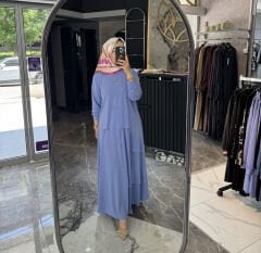 Kumlu Krep Etekli Takım