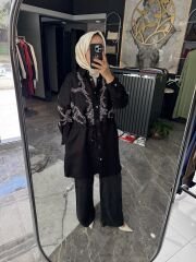 BONCUK İŞLEMELİ PAMUK KETEN KAP