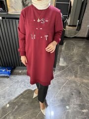 Büyük Beden İşlemeli Sweat