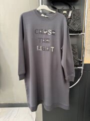 Büyük Beden İşlemeli Sweat