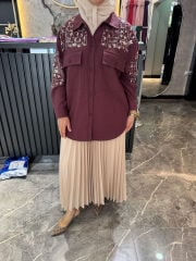 Piliseli Krep Etek