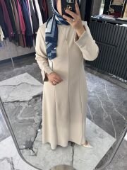 OYSHO DİLİMLİ ELBİSE