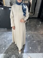 OYSHO DİLİMLİ ELBİSE