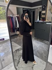 OYSHO DİLİMLİ ELBİSE