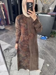 MİHRİBAN ÇAĞLI İPEK ELBİSE