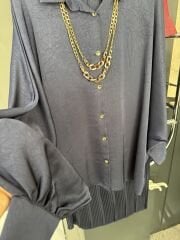 TOK SATEN KOLYE HEDİYELİ ETEKLİ TAKIM