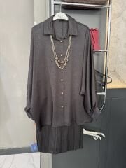 TOK SATEN KOLYE HEDİYELİ ETEKLİ TAKIM