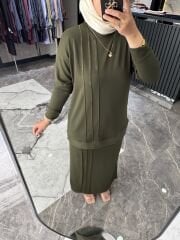 OYSHO DÜZ KALEM ETEKLİ TAKIM