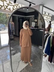 OYSHO DÜZ KALEM ETEKLİ TAKIM