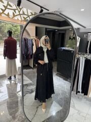 ETRUCCİ YAKMA KUMAŞ DETAY ETEKLİ TAKIM