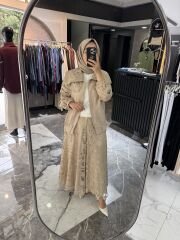 ETRUCCİ YAKMA KUMAŞ DETAY ETEKLİ TAKIM