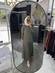 ÖRME TRİKO ETEKLİ TAKIM