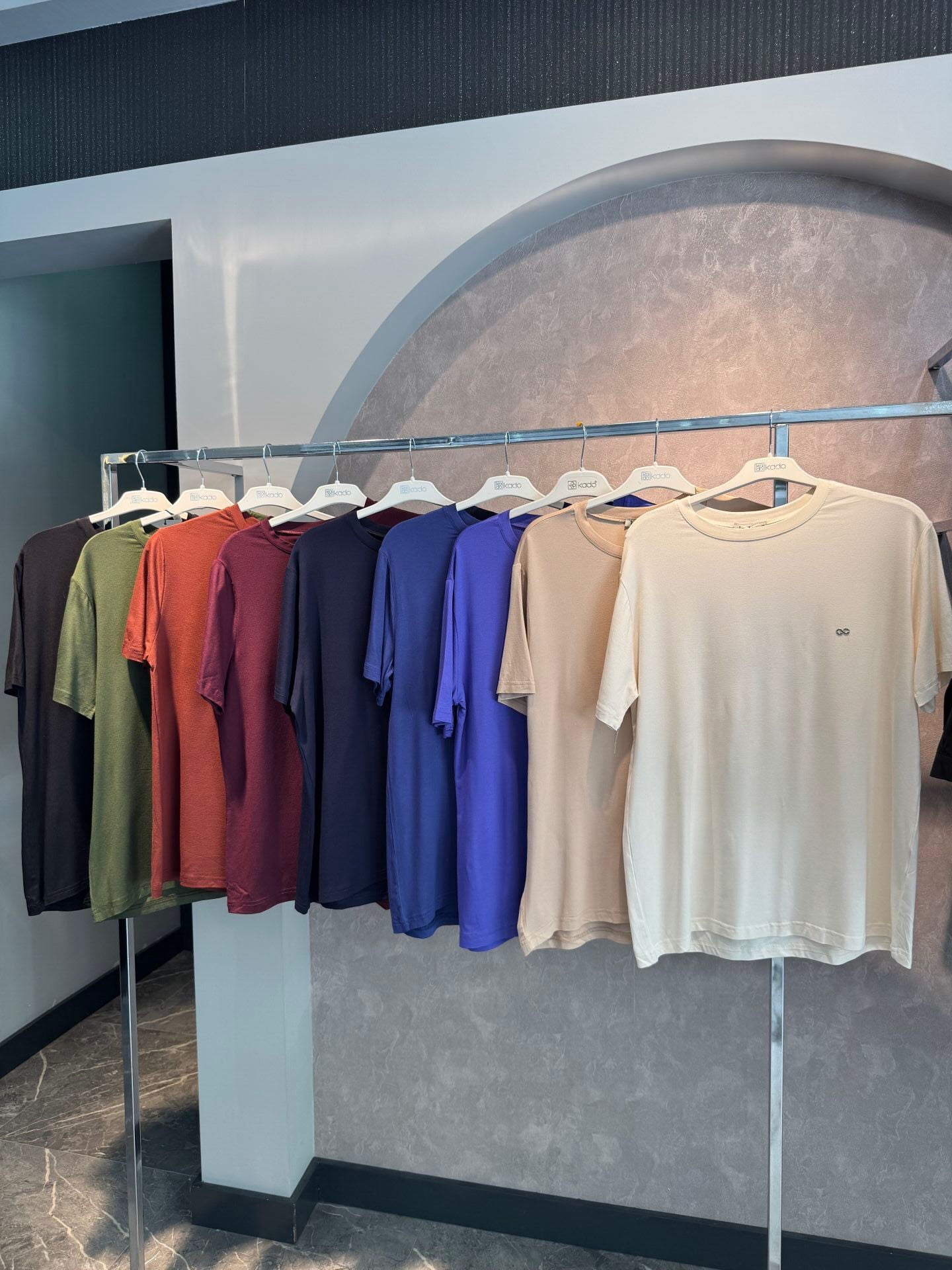 İnce kristal penye tshirt