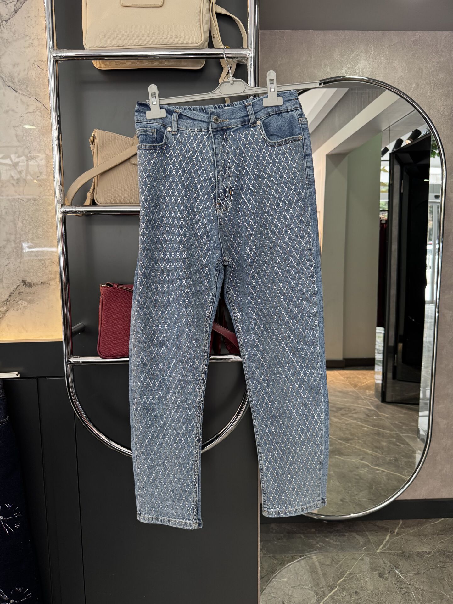 FULL TAŞLI LİKRALI KOT PANTOLON