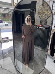 İpek Pamuk Kupra Etekli Takım