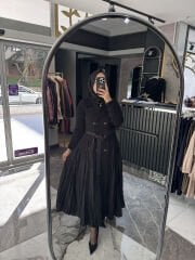 İthal Düğmeli Elbise