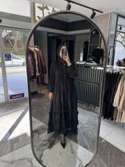 İthal Fırfırlı Elbise