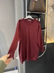 OMUZU ZIMBALI İNCE MERSERİZE TUNİK