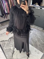 İthal İncili Katlı Tunik