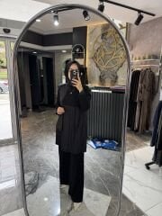 MİHRİBAN ÇAĞLI FİLE VE DERİ DETAY 2Lİ TAKIM