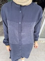 %100 Doğal Lyocel Lacivert Takım