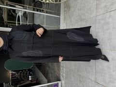 Pamuk İpek Lyocel Ferace Çiçek Detaylı