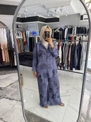 İTHAL KETEN DESENLİ PANTOLON TAKIM