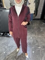 İPEK KUPRA DESENLİ FERMUAR KAP 2 Lİ TAKIM