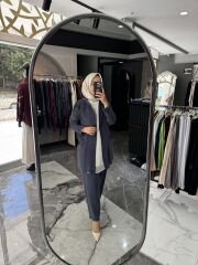 İPEK KUPRA DESENLİ FERMUAR KAP 2 Lİ TAKIM