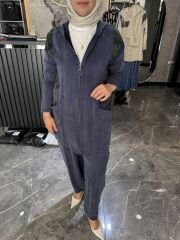 İPEK KUPRA DESENLİ FERMUAR KAP 2 Lİ TAKIM