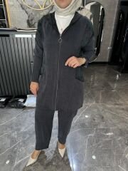 İPEK KUPRA DESENLİ FERMUAR KAP 2 Lİ TAKIM