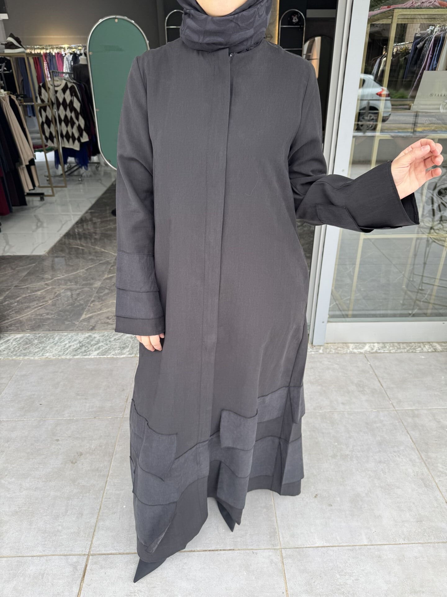 Lyocel Parça Detay Ferace