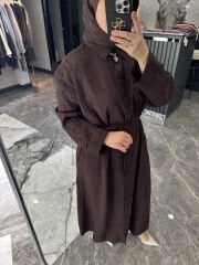 Dantel Detay Gömlek Elbise