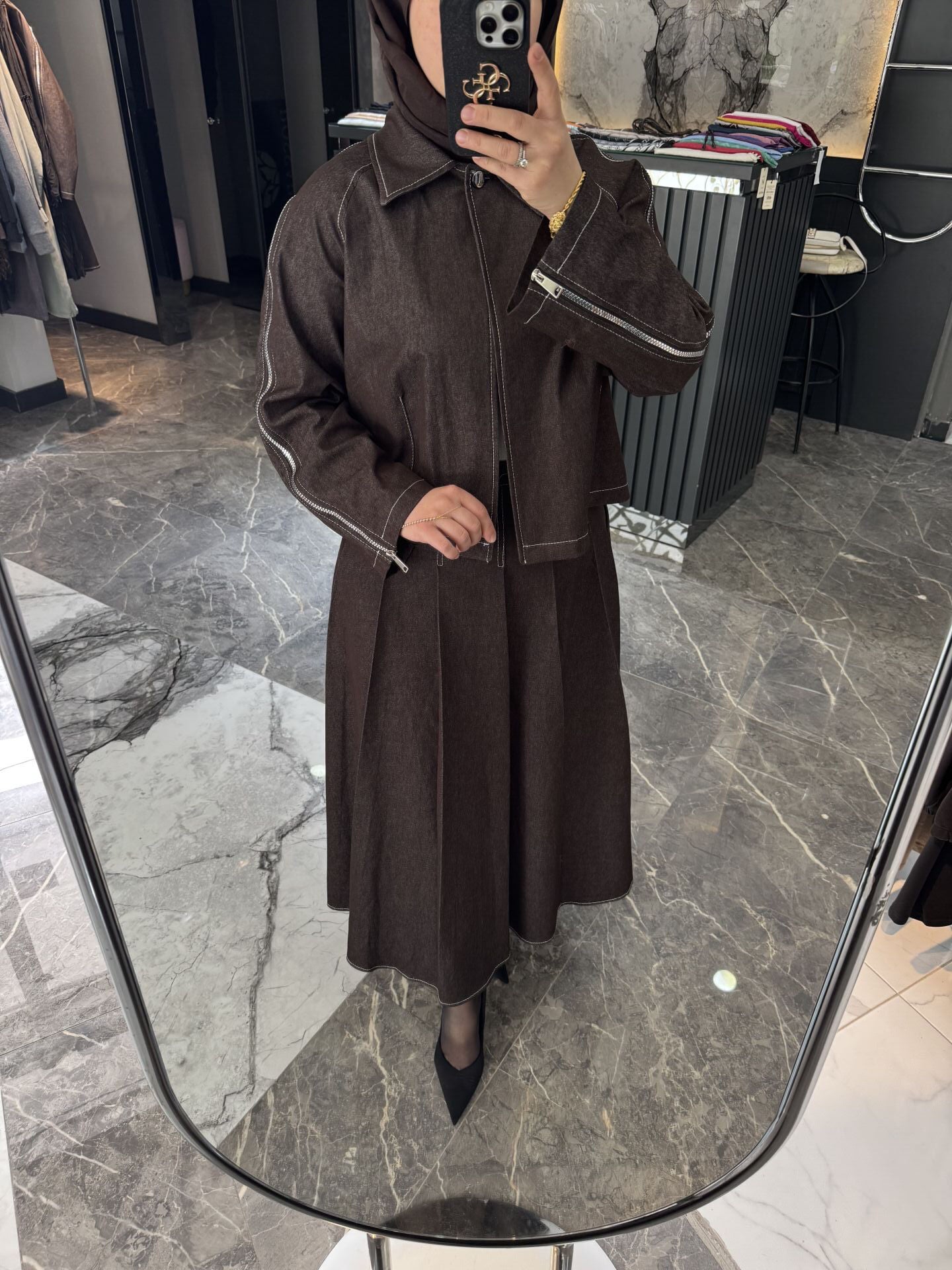 Pamuk ince Kot Takım