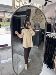 Pamuk Klas İşlemeli Gömlek