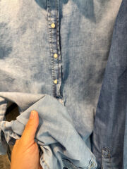 İnce Denim Gömlek