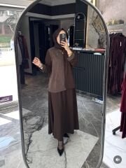 İpek Kupra Oysho Etekli Takım