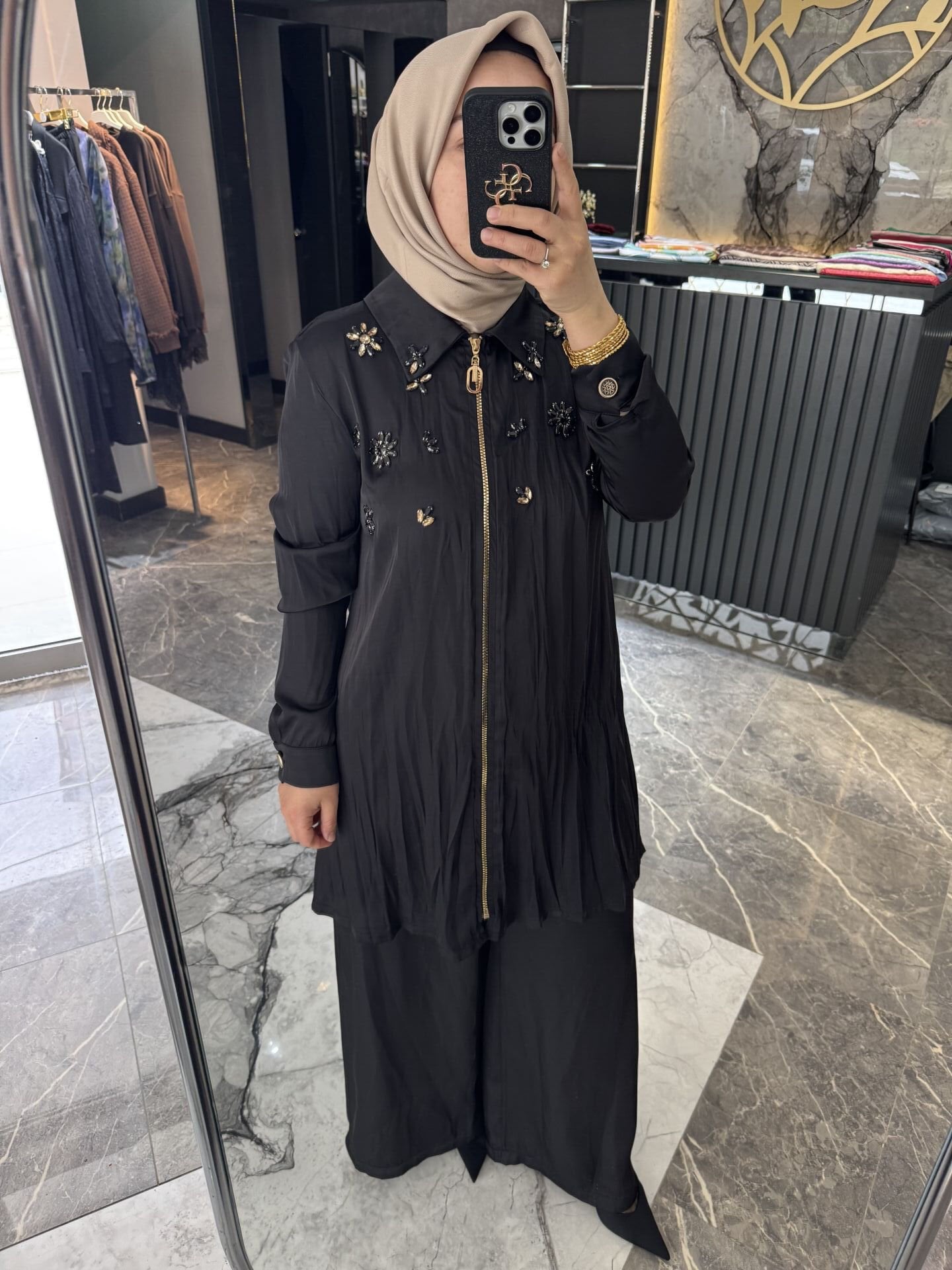 Mihriban Çağlı Premium Pantolonlu Takım